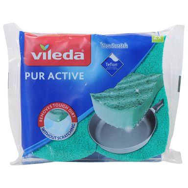 Image for product VILEDA Pur active abrazivna spužva za ispiranje 2 komada