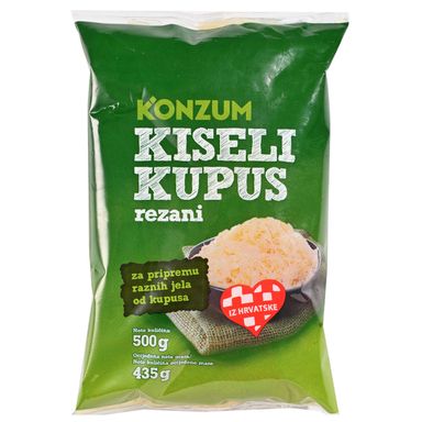 Image for product Kiseli kupus rezani 500g