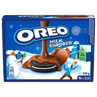 Image for product OREO Keks preliveni čokoladom 246g