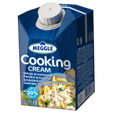 Image for product MEGGLE Vrhnje za kuhanje 20% mliječne masti 500ml