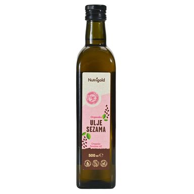 Image for product NUTRIGOLD Ulje sezam hladno prešano bio 500ml