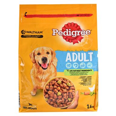 Image for product PEDIGREE Hrana za pse adult piletina/povrće 2.6kg
