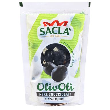 Image for product SACLA Masline crne otkoštene 75g vrećica