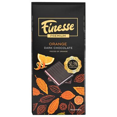 Image for product FINESSE Čokolada tamna naranča 100g