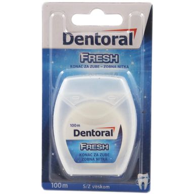 Image for product DENTORAL Konac za zube mint wax 100m