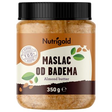 Image for product NUTRIGOLD Maslac od badema 100% čisti 350g