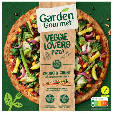 Image for product GARDEN GOURMET Pizza veggie lovers 430g