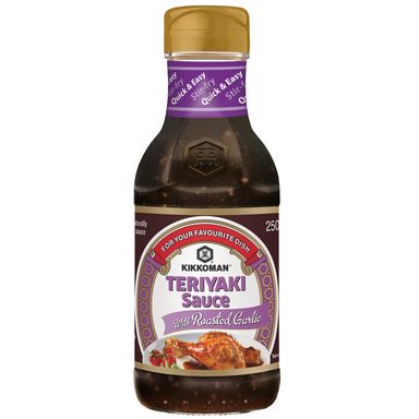 Image for product KIKKOMAN Umak teriyaki bbq s pečenim češnjakom 250ml
