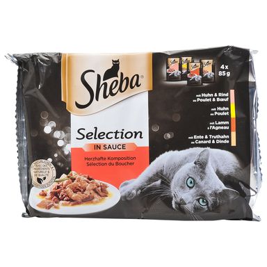 Image for product Hrana za mačke, odabrani mix obroci u umaku, 4x85g vrećica