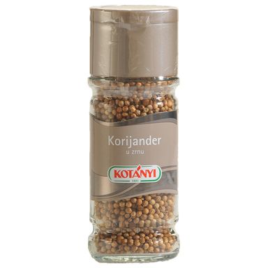 Image for product KOTÁNYI Začin korijander zrno cijeli staklo 33g