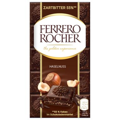 Image for product FERRERO ROCHER Premium čokolada tamna s lješnjakom 90g