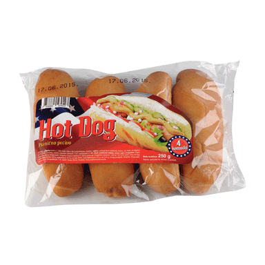 Image for product DON DON Pecivo hot dog 4 komada 250g