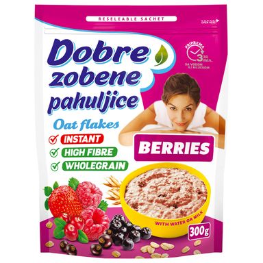 Image for product Zobene pahuljice šumsko voće 300g