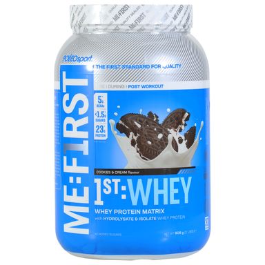 Image for product POLLEO Protein 1st whey cookies & cream 908g