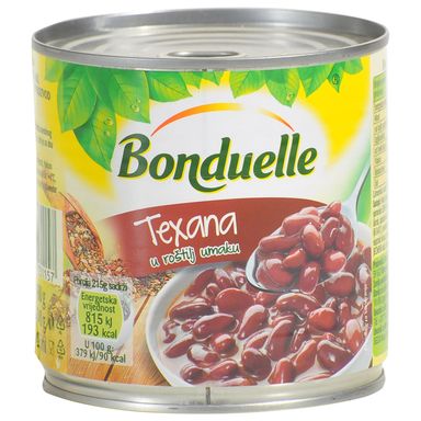 Image for product BONDUELLE Grah crveni texana u bbq umaku 430g