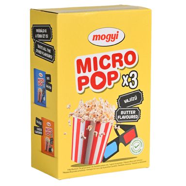 Image for product MOGYI Kokice za mikrovalnu s maslacem 3x100g