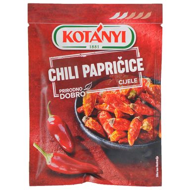 Image for product KOTÁNYI Začin čili papričice cijele 8g