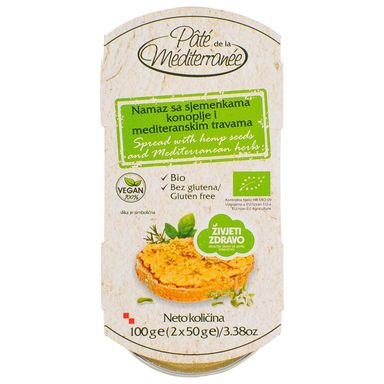 Image for product Eko namaz sjemenke konoplje i mediteranske trave 2x50g