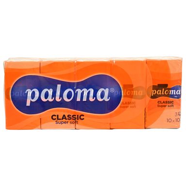 Image for product PALOMA Papirnate maramice classic džepne 3 sloja 10 komada