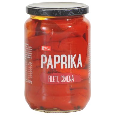 Image for product K PLUS Paprika filet crvena 320g