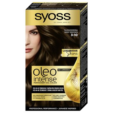 Image for product SYOSS OLEO INTENSE Boja za kosu 3-10 tamnosmeđa