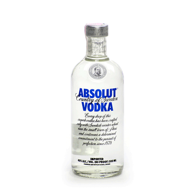 Image for product ABSOLUT Vodka blue 0.5l