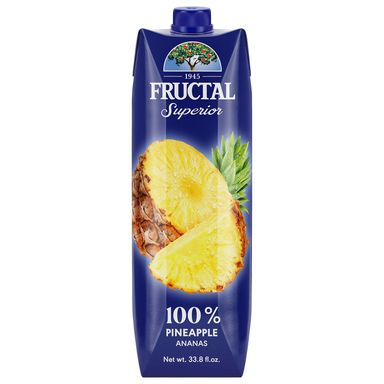 Image for product FRUCTAL Sok nektar ananas superior premium 100% 1l