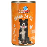 Hrana za pse piletina i puran 1250g
