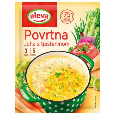 Image for product ALEVA Povrtna juha s tjesteninom 37g