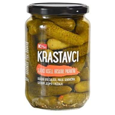 Image for product K PLUS Krastavac slatko-kiseli pikant 350g