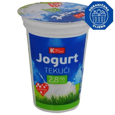 Image for product K PLUS Tekući jogurt 2.8% 180g