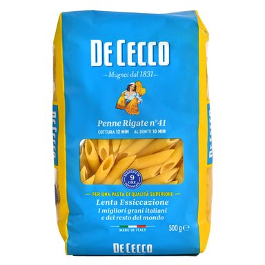 Image for product DE CECCO Tjestenina penne rigate br. 41 500g