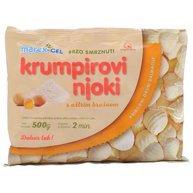 Image for product MAREX-GEL Krumpirovi njoki smrznuti 500g