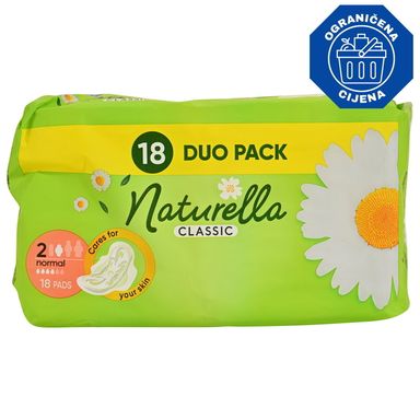 Image for product NATURELLA higijenski ulošci classic normal 18 komada