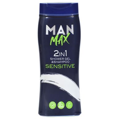 Image for product MAN MAX Gel za tuširanje sensitive 300ml