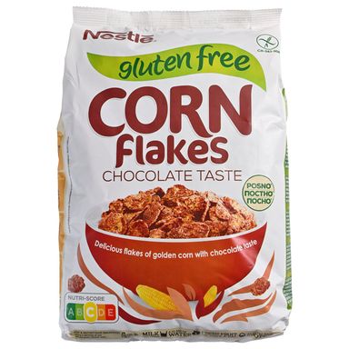 Image for product NESTLE CORN FLAKES Pahuljice čokoladne bez glutena vrećica 450g
