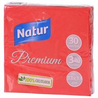 Salvete premium red 33x33cm 3-slojne 30/1