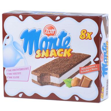 Image for product MONTE Desert snack, 8x29g