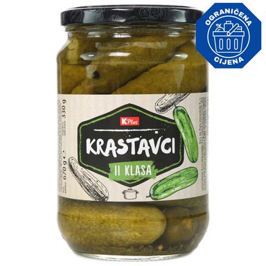 Image for product K PLUS Krastavac druga klasa 330g