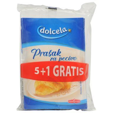 Image for product DOLCELA Prašak za pecivo 5+1 gratis 6x12g