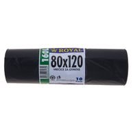 Vrećice za otpatke ldpe, 160l, 80x120cm, 10 komada