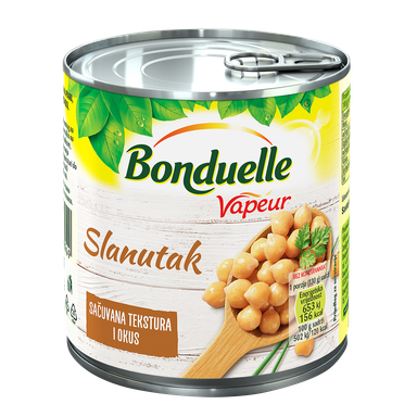 Image for product BONDUELLE Slanutak na pari 310g/265g i 400g