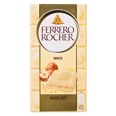Image for product FERRERO ROCHER Čokolada premium bijela s lješnjakom 90g