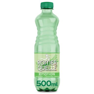 Image for product RÖMERQUELLE Gazirana mineralna voda emotion limunska trava 0.5l pet