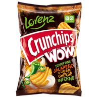 Čips crunchips wow jalapeno i krem sir 110g