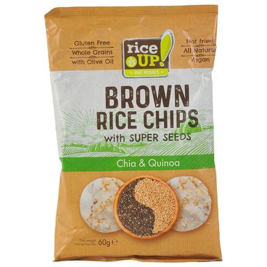 Image for product RICE UP Kreker riža chia kvinoja 60g