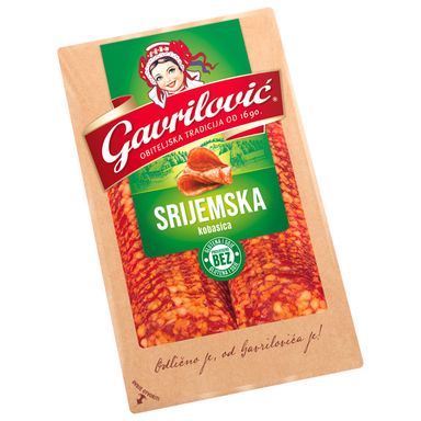 Image for product GAVRILOVIĆ Srijemska kobasica narezak 80g