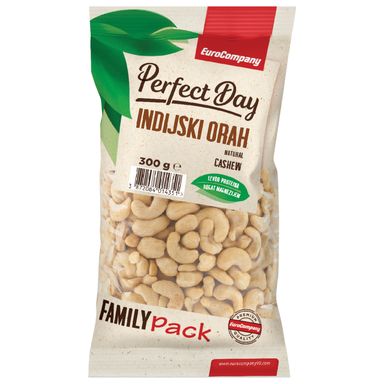 Image for product EUROCOMPANY Indijski oraščić sirovi perfect day family pack jastuk pakiranje 300g