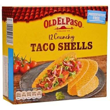 Image for product OLD EL PASO Taco školjke 12 komada 156g