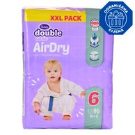 Pelene double care air dry giga junior+ 6, 86 komada